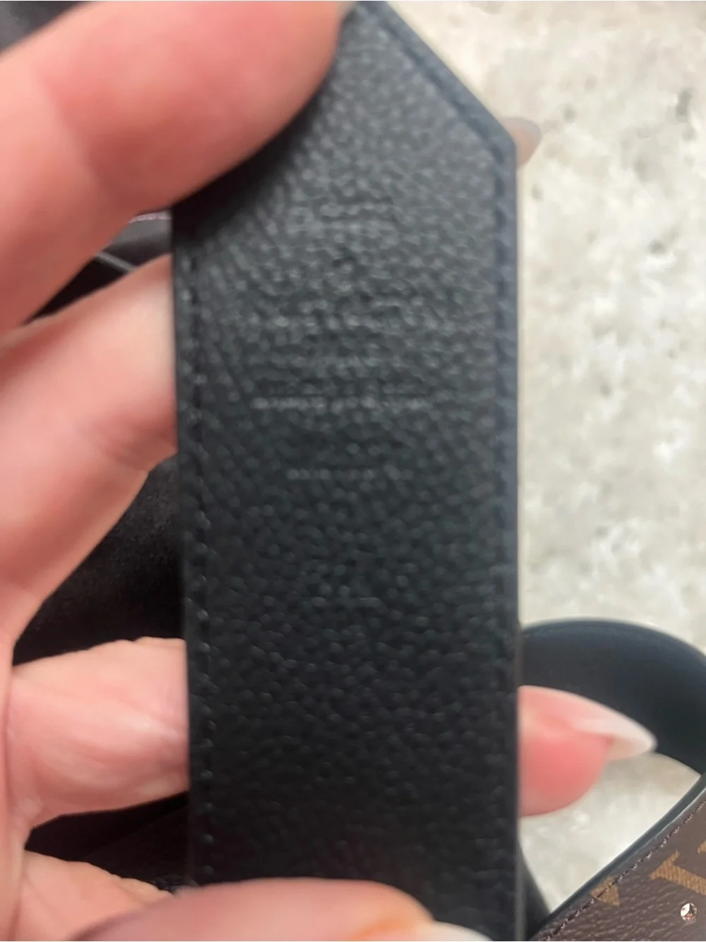 Louis Vuitton Monogram Round LV Buckle Belt - Brown with Gold Hardware